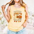 Books And BER Months Fall Librarian Reading Halloween Comfort Colors Tank Top Grey