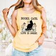 Books Cats Life Is Sweet Cat Book Lover Men Women Teen Comfort Colors Tank Top Grey Books Cats Life Is Sweet Cat Book Lover Men Women Teen Comfort Colors Tank Top Grey