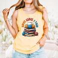 “Books Coffee & Yarn Enthusiast Cozy Reader Comfort Colors Tank Top Grey “Books Coffee & Yarn Enthusiast Cozy Reader Comfort Colors Tank Top Grey
