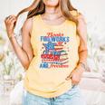 Books Fireworks And Freedom 4th Of July Book Lover Comfort Colors Tank Top Grey