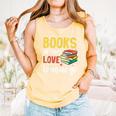 Books Are My Love Language Stack Comfort Colors Tank Top Grey