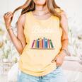 Books The Original Handheld Device Book Lovers Comfort Colors Tank Top Grey