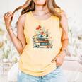 I Like Books More Than People Reading Reader Bookworm Saying Comfort Colors Tank Top Grey