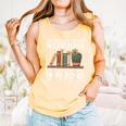Books Reading Lovers Bookworm Librarian Book Nerd Read Comfort Colors Tank Top Grey