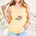 I Like My Books With a Side Of Panic Thriller Comfort Colors Tank Top Grey