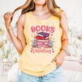 Books Are My Valentine Coquette Bow Book Flower Girl Women Comfort Colors Tank Top Grey Books Are My Valentine Coquette Bow Book Flower Girl Women Comfort Colors Tank Top Grey
