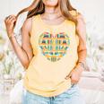 Bookshelf Heart Comfort Colors Tank Top Grey