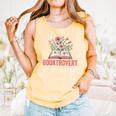 Booktrovert Book Lover Bookworm Reading Books Librarian Comfort Colors Tank Top Grey