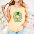 Bookworm Irish All Booked For St Patrick's Day Book Lover Comfort Colors Tank Top Grey