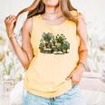 Botanical Garden Plants With Books Comfort Colors Tank Top Grey