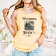 Bronte Novel Wuthering Heights Moorland Gothic Book Cover Comfort Colors Tank Top Grey