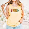 Bruh Read a Book Comfort Colors Tank Top Grey
