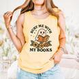 Bury Me With My Books Ghost Tee Comfort Colors Tank Top Grey