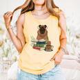 Capybara Glasses Reading Books Capybara Nerd Bookworm Comfort Colors Tank Top Grey Capybara Glasses Reading Books Capybara Nerd Bookworm Comfort Colors Tank Top Grey