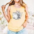 Cat Book Humor How To Train Your Human Comfort Colors Tank Top Grey