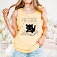 Cat Book For Women Life Is Better With Cats And Books Comfort Colors Tank Top Grey Cat Book For Women Life Is Better With Cats And Books Comfort Colors Tank Top Grey