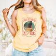 Cats And Books Lover Reading Literary Feline Humor Comfort Colors Tank Top Grey