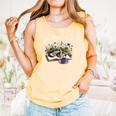 Cats Coffee Books Comfort Colors Tank Top Grey Cats Coffee Books Comfort Colors Tank Top Grey