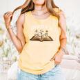 Chapter 21 Years Old 21st Birthday Wildflower Book Lover Premium Tri-Blend Comfort Colors Tank Top Grey