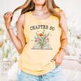 Chapter 80 Book Lovers & Readers 80th Birthday Wildflowers Comfort Colors Tank Top Grey Chapter 80 Book Lovers & Readers 80th Birthday Wildflowers Comfort Colors Tank Top Grey
