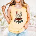 Chicken Books Back To School First Day Of School Boys Girls Comfort Colors Tank Top Grey