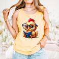 Chicken Reading a Book Farm Animal Chick Comfort Colors Tank Top Grey Chicken Reading a Book Farm Animal Chick Comfort Colors Tank Top Grey
