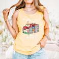 Christmas Book Lovers Naughty Or Nice Comfort Colors Tank Top Grey