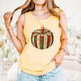 Christmas Book Ornament Lights Holiday Reading Lover Teacher Comfort Colors Tank Top Grey