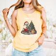 Christmas Outfit I Prefer Halloween Book Reading Skeleton Comfort Colors Tank Top Grey
