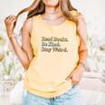 Classic Read Books Be Kind Stay Weird Positive Reader Premium Tri-Blend Comfort Colors Tank Top Grey