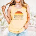 Coffee Beans & Books Retro Bookworm Librarian Comfort Colors Tank Top Grey