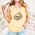Coffee And Books Adult Books Lover Reading Comfort Colors Tank Top Grey Coffee And Books Adult Books Lover Reading Comfort Colors Tank Top Grey