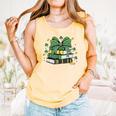 Coquette Bow Books St Patrick's Shamrock Bookworm Librarian Comfort Colors Tank Top Grey Coquette Bow Books St Patrick's Shamrock Bookworm Librarian Comfort Colors Tank Top Grey