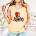 Cozy Gingerbread Christmas Reading Book Xmas Snowflakes Fall Comfort Colors Tank Top Grey Cozy Gingerbread Christmas Reading Book Xmas Snowflakes Fall Comfort Colors Tank Top Grey