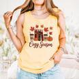 Cozy Season Autumn Leaves Books Pumpkins Fall Halloween Comfort Colors Tank Top Grey Cozy Season Autumn Leaves Books Pumpkins Fall Halloween Comfort Colors Tank Top Grey