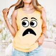 Creepy Face Carrot Halloween Book Character Costume Comfort Colors Tank Top Grey Creepy Face Carrot Halloween Book Character Costume Comfort Colors Tank Top Grey
