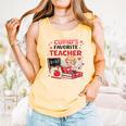 Cupid's Favorite Math Teacher Valentine Reading Book Women Comfort Colors Tank Top Grey Cupid's Favorite Math Teacher Valentine Reading Book Women Comfort Colors Tank Top Grey