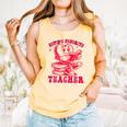 Cupid's Favorite Teacher Valentines Day Heart Book Lover Comfort Colors Tank Top Grey Cupid's Favorite Teacher Valentines Day Heart Book Lover Comfort Colors Tank Top Grey