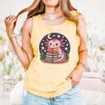 Cute Axolotl Reading Books Cozy Night Aesthetic Comfort Colors Tank Top Grey Cute Axolotl Reading Books Cozy Night Aesthetic Comfort Colors Tank Top Grey