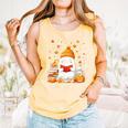 Cute Beanie Ghost Bookworm Cozy Book Reading Halloween Comfort Colors Tank Top Grey