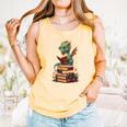 Cute Dragon Reading Book Bookworm Dragons And Books Comfort Colors Tank Top Grey Cute Dragon Reading Book Bookworm Dragons And Books Comfort Colors Tank Top Grey