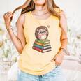 Cute Hedgehog Reading Books Animal Lover Reader Bookworm Comfort Colors Tank Top Grey Cute Hedgehog Reading Books Animal Lover Reader Bookworm Comfort Colors Tank Top Grey