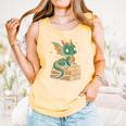 Cute Kawaii Dragon Fantasy Book Lover Book Nerd Comfort Colors Tank Top Grey Cute Kawaii Dragon Fantasy Book Lover Book Nerd Comfort Colors Tank Top Grey