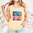 Cute Penguin Reading Book School Librarian Teacher Student Comfort Colors Tank Top Grey