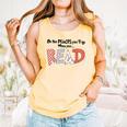 Cute Read Reading Day Book Lovers Teachers Students Kids Comfort Colors Tank Top Grey