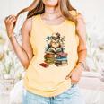 Cute Reading Chicken With Glasses Books Bookworm Reader Book Comfort Colors Tank Top Grey Cute Reading Chicken With Glasses Books Bookworm Reader Book Comfort Colors Tank Top Grey