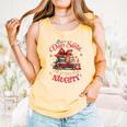 Dear Santa Only My Books Were Naughty Comfort Colors Tank Top Grey
