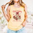 Dear Santa More Books Please Reading Book Lover Christmas Comfort Colors Tank Top Grey Dear Santa More Books Please Reading Book Lover Christmas Comfort Colors Tank Top Grey
