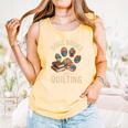 Dogs Books And Quilting Comfort Colors Tank Top Grey Dogs Books And Quilting Comfort Colors Tank Top Grey