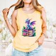 Dragon Book Fantasy Reading Comfort Colors Tank Top Grey Dragon Book Fantasy Reading Comfort Colors Tank Top Grey